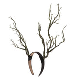 Max Maxb Gothic Antlers Deer Horns Hair Hoop Headband Cosplay Headdress Xmas Green