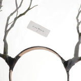 Max Maxb Gothic Antlers Deer Horns Hair Hoop Headband Cosplay Headdress Xmas Green