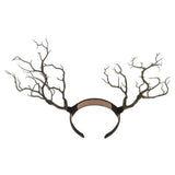 Max Maxb Gothic Antlers Deer Horns Hair Hoop Headband Cosplay Headdress Xmas Green