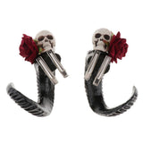 Max Maxb Artificial Ram Horns Xmas Cosplay Gothic Hair Clips Hairpins Headband Black