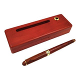 Max Redwood Fountain Pen Set 0.5mm Personalized Birthday Father's Day Gift