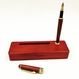 Max Redwood Fountain Pen Set 0.5mm Personalized Birthday Father's Day Gift