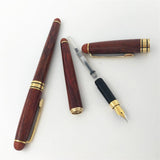 Max Redwood Fountain Pen Set 0.5mm Personalized Birthday Father's Day Gift
