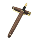 Max 1pc Engraved Wooden Fountain Pen 0.7mm Baby Shower Birthday Baptism Gift