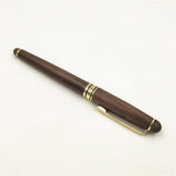 Max 1pc Engraved Wooden Fountain Pen 0.7mm Baby Shower Birthday Baptism Gift