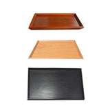 Max Japanese Style solid wood custom-made tea tray Medium Black