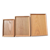 Max Japanese Style solid wood custom-made tea tray Large Wood