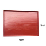 Max Craft Wooden Tea Meal Food Serving Tray Rectangle 45x32x2.2MM