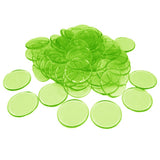 Max 100pcs Poker Chips Coins Casino Supply Family Games Accs green