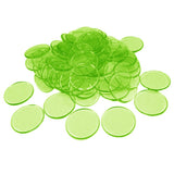 Max 100pcs Poker Chips Coins Casino Supply Family Games Accs green