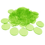 Max 100pcs Poker Chips Coins Casino Supply Family Games Accs green