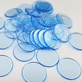 Max 100pcs Poker Chips Coins Casino Supply Family Games Accs blue
