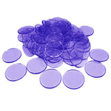 Max 100pcs Poker Chips Coins Casino Supply Family Games Accs purple