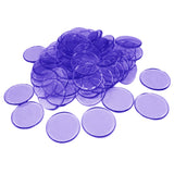 Max 100pcs Poker Chips Coins Casino Supply Family Games Accs purple