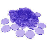 Max 100pcs Poker Chips Coins Casino Supply Family Games Accs purple