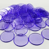 Max 100pcs Poker Chips Coins Casino Supply Family Games Accs purple