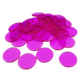 Max 100pcs Poker Chips Coins Casino Supply Family Games Accs rose red