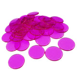 Max 100pcs Poker Chips Coins Casino Supply Family Games Accs rose red