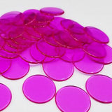Max 100pcs Poker Chips Coins Casino Supply Family Games Accs rose red