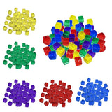 Max 100pcs 10mm Colorful Dices Cube Board Games for Party KTV Toys Multicolor