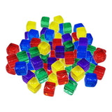 Max 100pcs 10mm Colorful Dices Cube Board Games for Party KTV Toys Multicolor