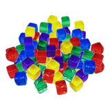 Max 100pcs 10mm Colorful Dices Cube Board Games for Party KTV Toys Multicolor