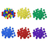 Max 100pcs 10mm Colorful Dices Cube Board Games for Party KTV Toys Multicolor