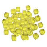 Max 100pcs 10mm Colorful Dices Cube Board Games for Party KTV Toys Yellow