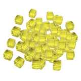 Max 100pcs 10mm Colorful Dices Cube Board Games for Party KTV Toys Yellow