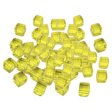 Max 100pcs 10mm Colorful Dices Cube Board Games for Party KTV Toys Yellow