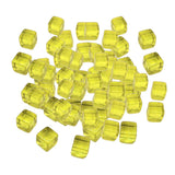 Max 100pcs 10mm Colorful Dices Cube Board Games for Party KTV Toys Yellow