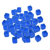 Max 100pcs 10mm Colorful Dices Cube Board Games for Party KTV Toys Blue