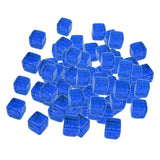 Max 100pcs 10mm Colorful Dices Cube Board Games for Party KTV Toys Blue