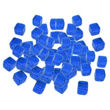 Max 100pcs 10mm Colorful Dices Cube Board Games for Party KTV Toys Blue