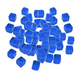 Max 100pcs 10mm Colorful Dices Cube Board Games for Party KTV Toys Blue