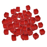 Max 100pcs 10mm Colorful Dices Cube Board Games for Party KTV Toys Red