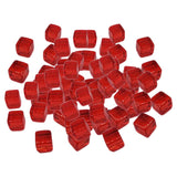 Max 100pcs 10mm Colorful Dices Cube Board Games for Party KTV Toys Red