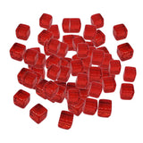 Max 100pcs 10mm Colorful Dices Cube Board Games for Party KTV Toys Red