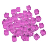 Max 100pcs 10mm Colorful Dices Cube Board Games for Party KTV Toys Purple