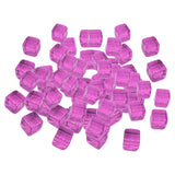 Max 100pcs 10mm Colorful Dices Cube Board Games for Party KTV Toys Purple