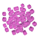 Max 100pcs 10mm Colorful Dices Cube Board Games for Party KTV Toys Purple