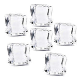 Max Simulated Fake Ice Clear Ice Cube Bar KTV Photo Props Model Decor 30mm
