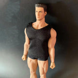 Max 1/12 Male Soldier Vest for 6inch Action Figure Body  black