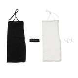 Max 1/6 Scale Female Strap Dress w/ 1 Pair Bracelet for 12in Action Figure black