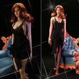 Max 1/6 Female Sexy Strapless Dress w/ Stocking for Phicen Female Figure Doll