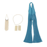 Max 1/6 Female Soldier Costume For 12'' Action Figures Bodies Blue