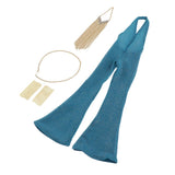 Max 1/6 Female Soldier Costume For 12'' Action Figures Bodies Blue