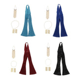 Max 1/6 Female Soldier Costume For 12'' Action Figures Bodies Blue