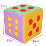 Max Jumbo Foam Playing Dice Game Carnival School Supplies 6 Inch Colorful Dot