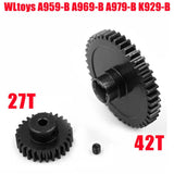 Max RC Gear Set Differential Gear for 1/18 Wltoys A959-B A969-B A979-B K929-B